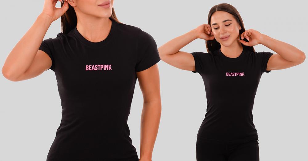 Tricou pentru femei Daily Black - BeastPink