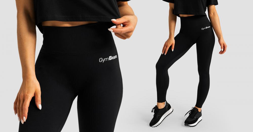 Colanți pentru femei High-waist Limitless Black - GymBeam