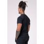 Tricou pentru bărbați Basic Black  - NEBBIA