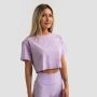 Tricou pentru femei Cropped Limitless Lavender - GymBeam