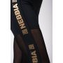 Colanți pentru femei Intense Gold Mesh Black - NEBBIA