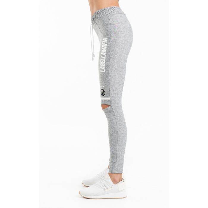 Pantaloni sport pentru femei Essentials Grey - LABELLAMAFIA