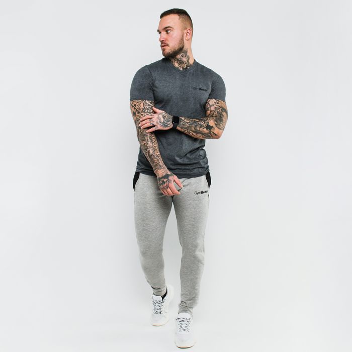 Tricou Basic Dark Grey - GymBeam