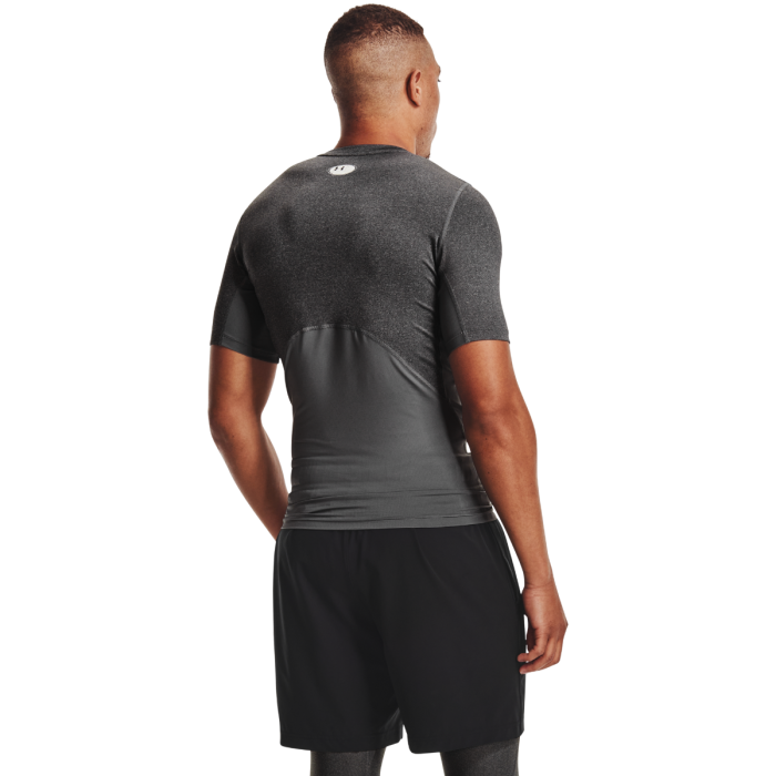 Tricou de compresie HG Armour Comp SS Grey  - Under Armour