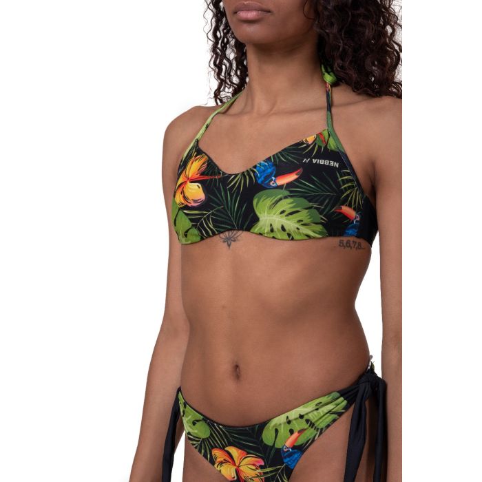 Earth Powered Bikini Top Green - NEBBIA