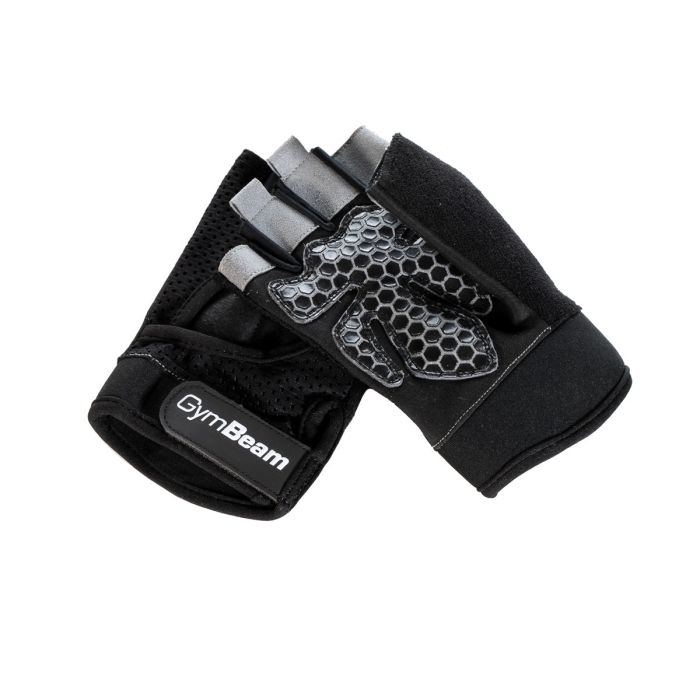 Mănuși fitness Grip Black - GymBeam