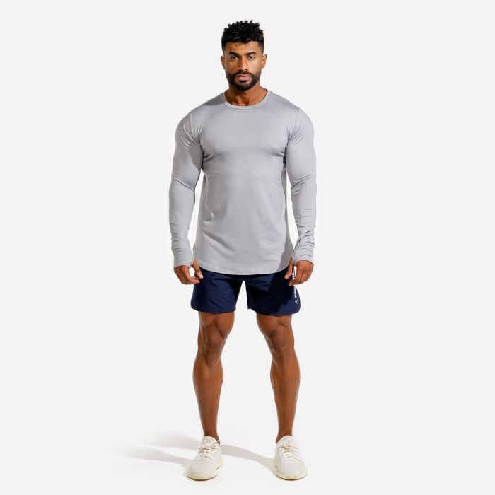 Bluză Long Sleeve Statement Muscle Grey - Squat Wolf