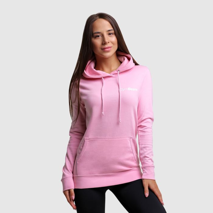 Hanorac pentru femei PRO Hoodie Baby pink - GymBeam