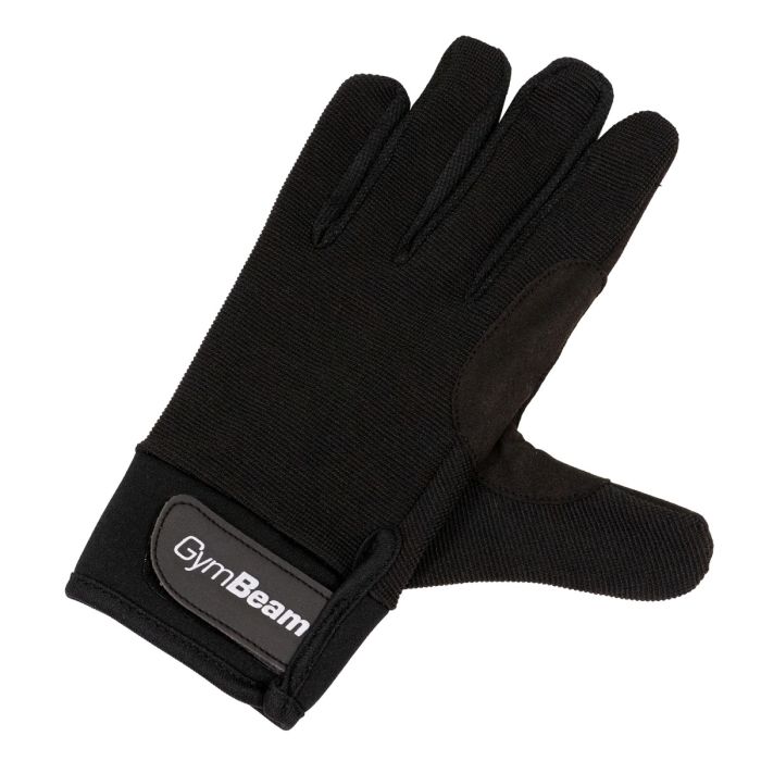 Mănuși fitness Full Finger Black - GymBeam