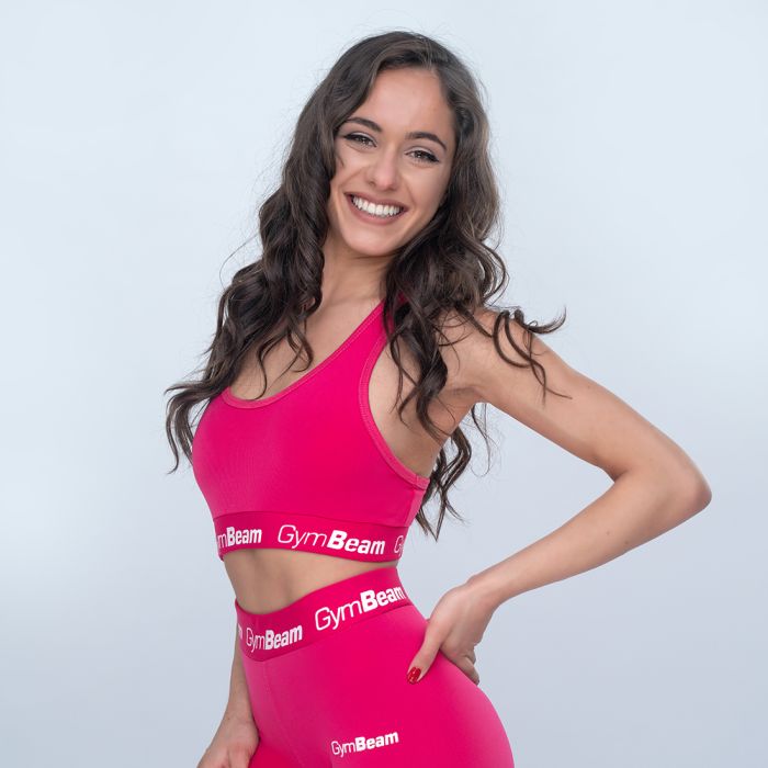 Sutien sport Simple Fuchsia - GymBeam