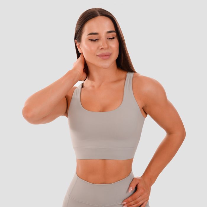 Sutien sport Cut-Out Grey  - GymBeam