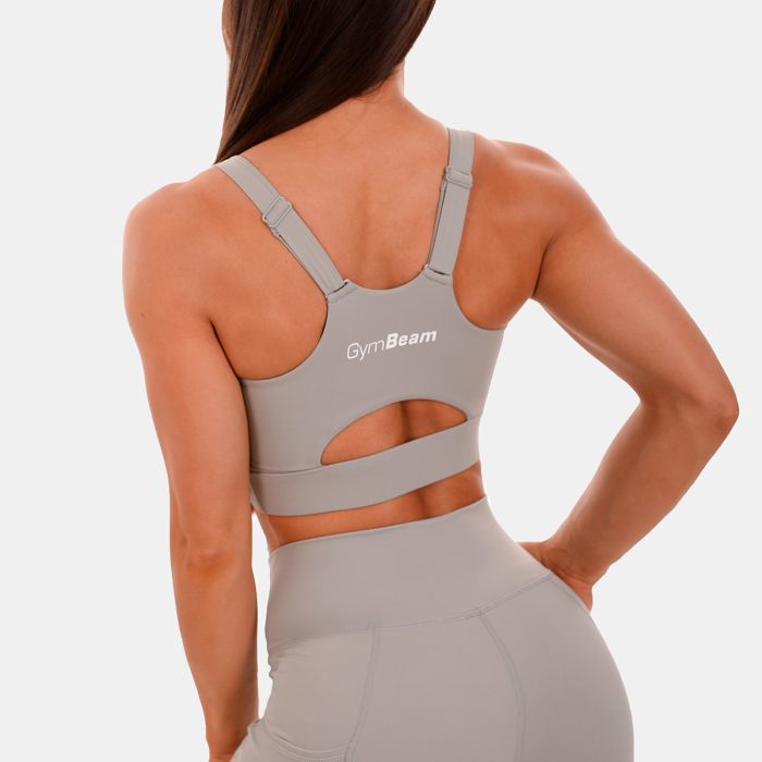 Sutien sport Cut-Out Grey  - GymBeam