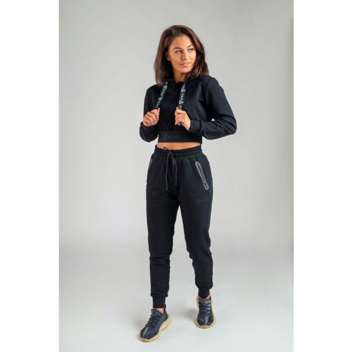 Pantaloni sport pentru femei Essential Black - STRIX