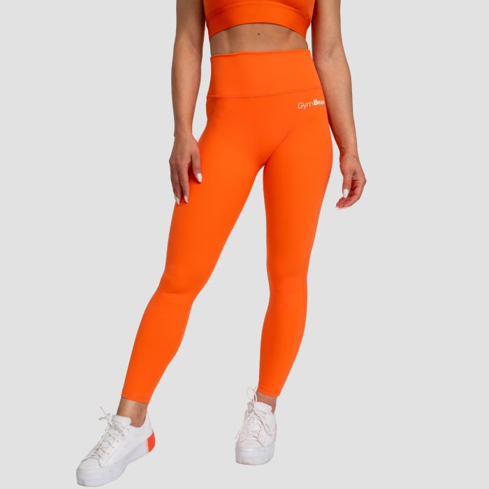 Colanți pentru femei High-waist Limitless Orange - GymBeam