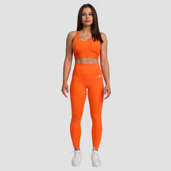 Colanți pentru femei High-waist Limitless Orange - GymBeam