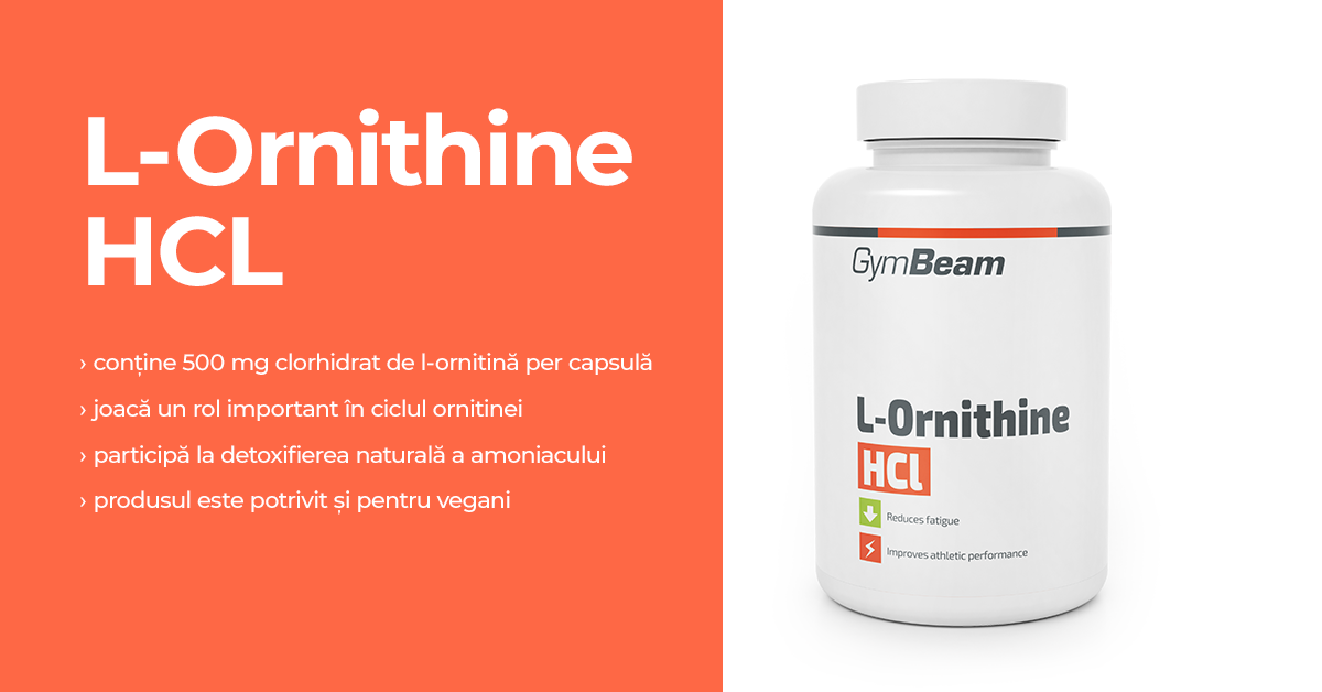 L-Ornitină HCl - GymBeam